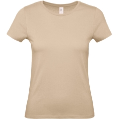 T-shirt femme beige E150 B&C – Coton ring-spun 145 g/m²