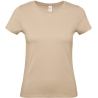 T-shirt femme beige E150 B&C – Coton ring-spun 145 g/m²