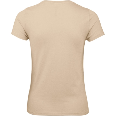 T-shirt femme beige E150 B&C – Coton ring-spun 145 g/m² – vue 2