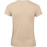 T-shirt femme beige E150 B&C – Coton ring-spun 145 g/m² – vue 2