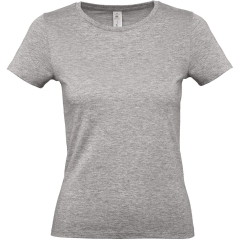 T-shirt femme gris Sport Grey 145 g/m² B&C E150