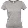 T-shirt femme gris Sport Grey 145 g/m² B&C E150