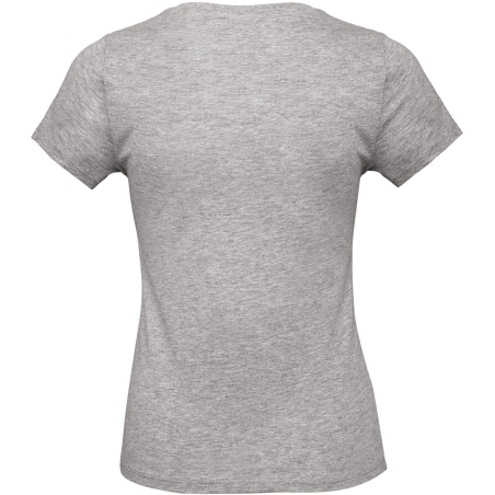 T-shirt femme gris Sport Grey 145 g/m² B&C E150 – vue 2