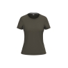 T-shirt antibactérien femme Vert Dark Khaki WK. Designed To Work