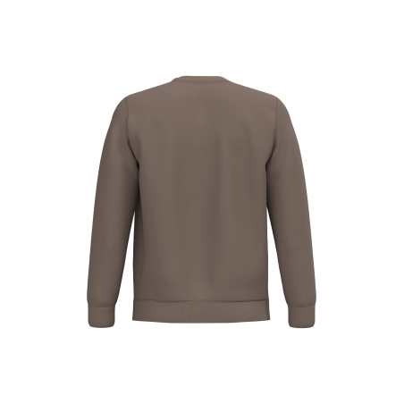 Sweat-shirt col rond unisexe Marron (Moka Brown) – Kariban – vue 2