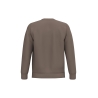 Sweat-shirt col rond unisexe Marron (Moka Brown) – Kariban – vue 2