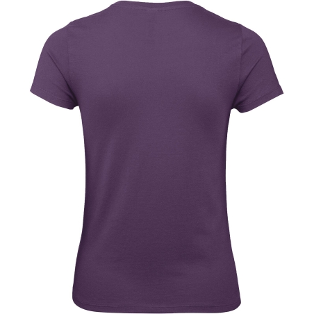 T-shirt femme col rond violet Urban Purple B&C E150 – vue 2