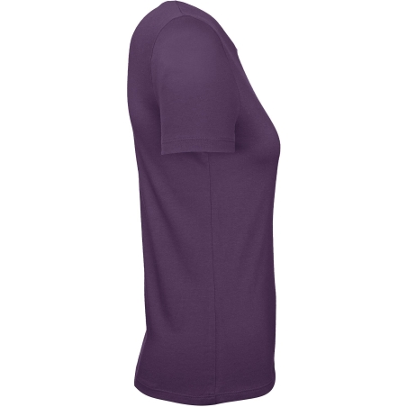 T-shirt femme col rond violet Urban Purple B&C E150 – vue 3