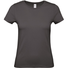 T-shirt femme col rond Noir 145 g/m² B&C E150