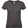 T-shirt femme col rond Noir 145 g/m² B&C E150