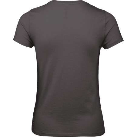 T-shirt femme col rond Noir 145 g/m² B&C E150 – vue 2