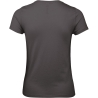 T-shirt femme col rond Noir 145 g/m² B&C E150 – vue 2