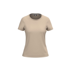 T-shirt antibactérien femme Beige (Light Sand) – WK. Designed To Work