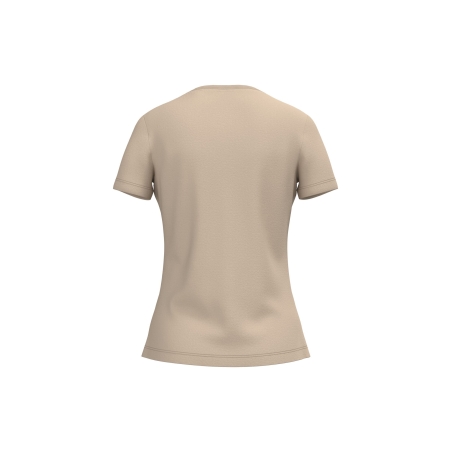 T-shirt antibactérien femme Beige (Light Sand) – WK. Designed To Work – vue 2
