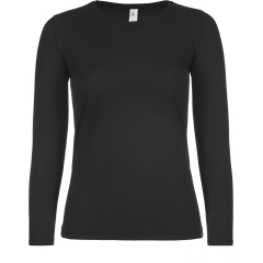 T-shirt manches longues femme Noir E150 B&C