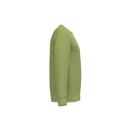 Sweat-shirt col rond unisexe Vert Pistachio Kariban – vue 3