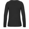 T-shirt manches longues femme Noir E150 B&C – vue 2