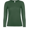 T-shirt manches longues femme Vert Bottle Green B&C E150