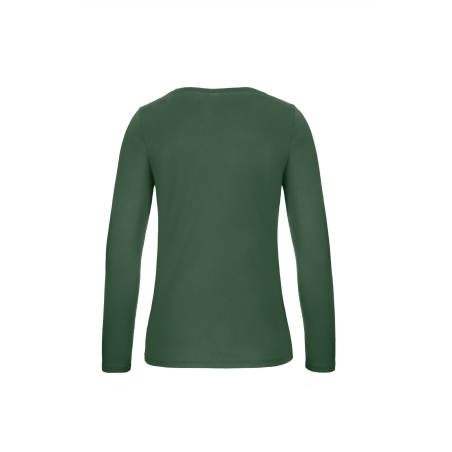 T-shirt manches longues femme Vert Bottle Green B&C E150 – vue 2