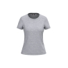 T-shirt antibactérien femme gris Oxford – WK. Designed To Work