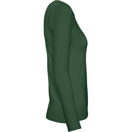 T-shirt manches longues femme Vert Bottle Green B&C E150 – vue 3