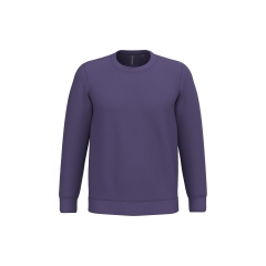 Sweat-shirt col rond unisexe Violet 280 g/m² Kariban