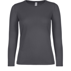 T-shirt manches longues femme B&C E150 Gris