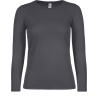 T-shirt manches longues femme B&C E150 Gris