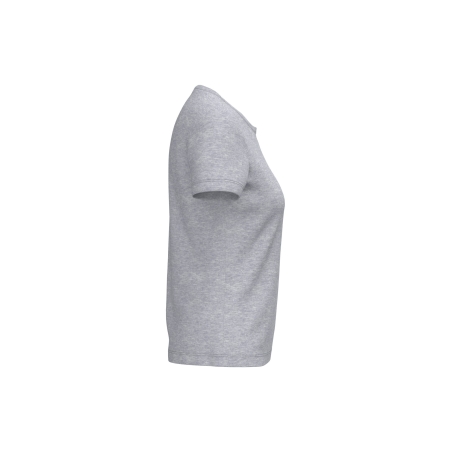 T-shirt antibactérien femme gris Oxford – WK. Designed To Work – vue 3