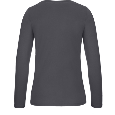T-shirt manches longues femme B&C E150 Gris – vue 2