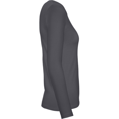 T-shirt manches longues femme B&C E150 Gris – vue 3