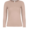 T-shirt manches longues femme Rose Millennial Pink B&C E150