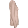 T-shirt manches longues femme Rose Millennial Pink B&C E150 – vue 3