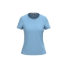 T-shirt antibactérien femme coupe droite coloris Ciel – WK. Designed To Work