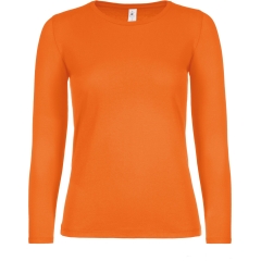 T-shirt manches longues femme B&C E150 Orange