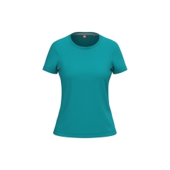 T-shirt antibactérien femme coupe straight bleu WK. Designed To Work