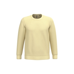 Sweat-shirt col rond unisexe Jaune 280 g/m² Kariban