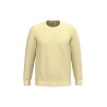 Sweat-shirt col rond unisexe Jaune 280 g/m² Kariban