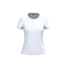 T-shirt antibactérien femme coupe droite blanc WK. Designed To Work