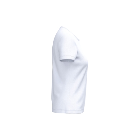 T-shirt antibactérien femme coupe droite blanc WK. Designed To Work – vue 3