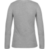 T-shirt manches longues femme Sport Grey E150 B&C – vue 2
