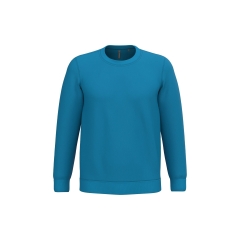 Sweat-shirt col rond unisexe Bleu Tropical Blue Kariban