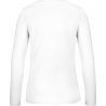 T-shirt manches longues femme Blanc B&C E150 – vue 2