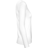 T-shirt manches longues femme Blanc B&C E150 – vue 3