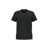 T-shirt col V écoresponsable antibactérien Noir WK. Designed To Work