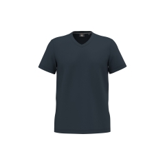 T-shirt col V écoresponsable antibactérien Marine WK. Designed To Work