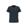 T-shirt col V écoresponsable antibactérien Marine WK. Designed To Work