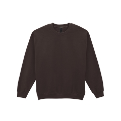 Sweat-shirt col rond Heavy Blend™ Marron – Gildan