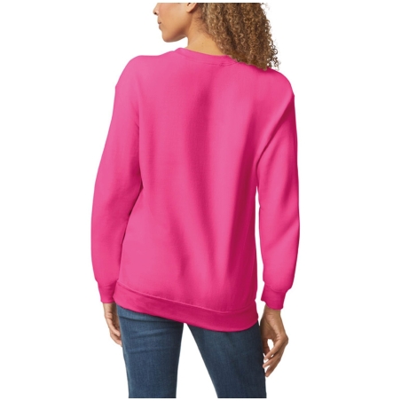 Sweat-shirt col rond Heavy Blend™ Rose Heliconia Gildan – vue 2
