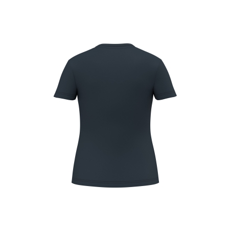 T-shirt col V écoresponsable antibactérien femme Marine WK. – vue 2